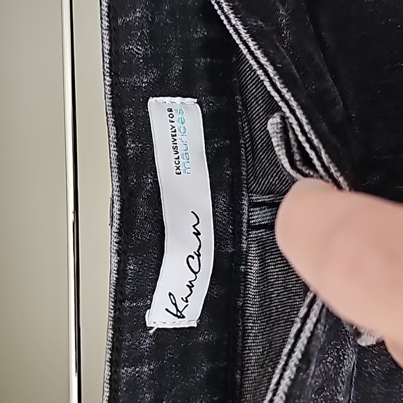 SOLD Kancan charcoal ankle length straight leg mid rise, Size 31/15 - Picture 11 of 16